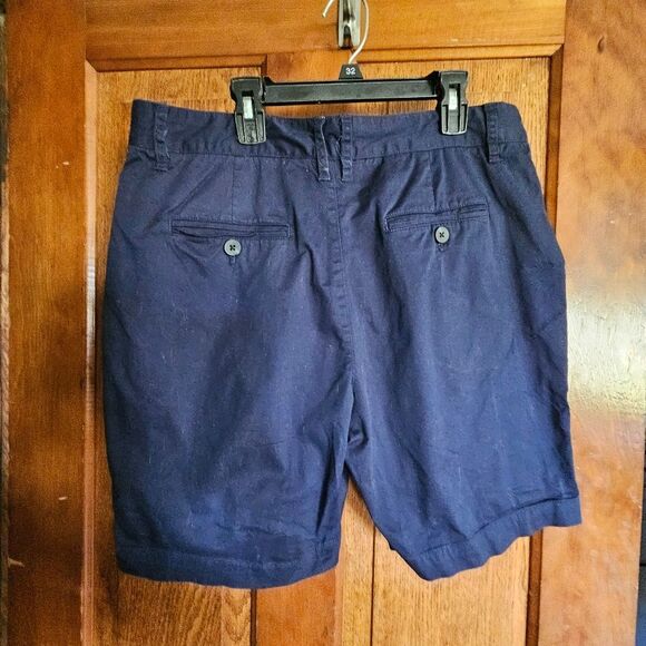 Structure Navy Cargo Shorts W34 – Cotton Utility Workwear Summer Classic - Picture 2 of 4